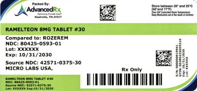 Ramelteon 8mg # 30 (Ramelteon 8mg 80425 0593 01)